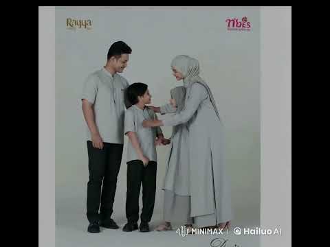 Baju couple keluarga nibras rayya series