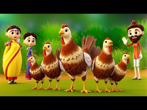 5 जादुई मुर्गी की कहानी - 5 Magical Chicken Story in Hindi | Animated Hindi Moral Stories | Jojo Tv