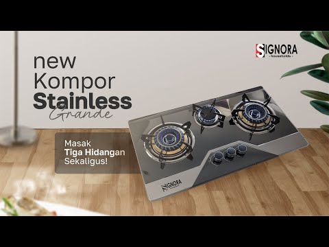 New Kompor Stainless/Grand Signora | BISA MASAK TIGA HIDANGAN SEKALIGUS 🤩😍