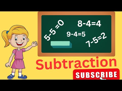 Basic subtraction | Subtraction for kids |Premath concept |Subtract | Math for class 2 |Subtraction