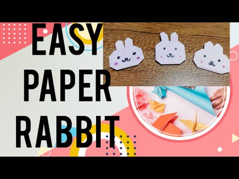 How to make an easy origami rabbit//Paper rabbit