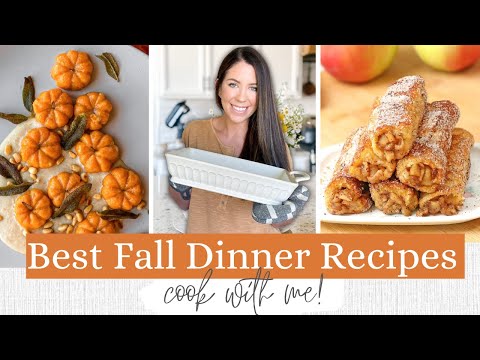 3 MUST TRY FALL RECIPES 🍁 Cook with me for Fall! | Best Fall Dinner Ideas | Jessica Giffin