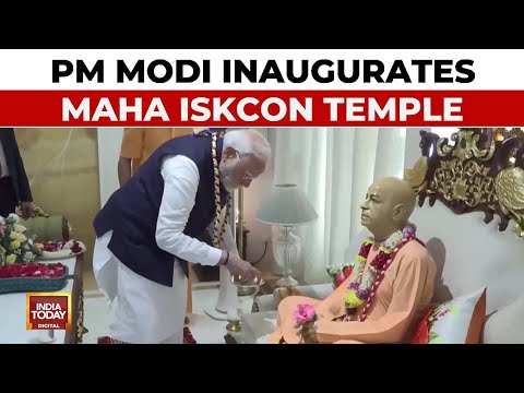 LIVE: PM Modi Inaugurates Temple Of ISKCON In Navi Mumbai | PM Modi speech | India Today