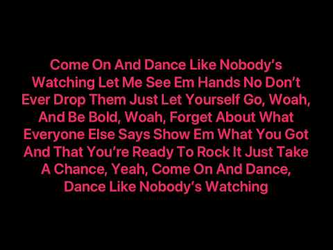 Laura Marano - Dance Like Nobody’s Watching (Lyrics)