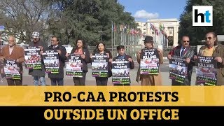 Pro-CAA rally outside UN office; demand justice for minorities in Pakistan