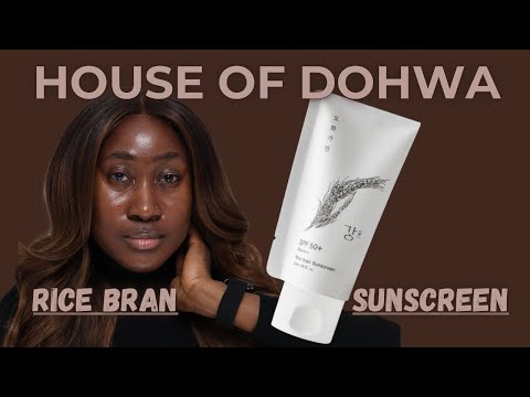 House of Dohwa Rice Bran Sunscreen SPF50+ PA++++  Review on Dark Skin