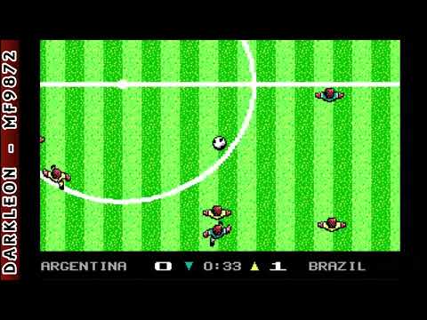 Keith Van Eron's Pro Soccer © 1989 MicroPlay Software - PC DOS - Demo Gameplay