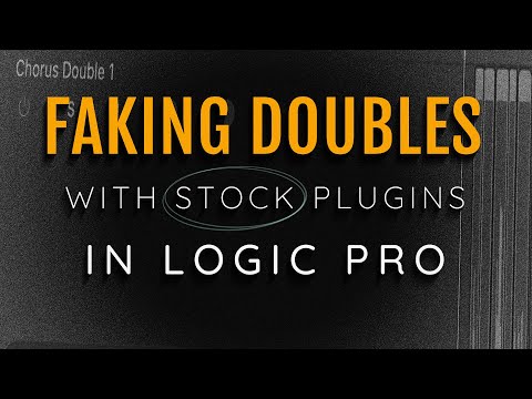 How To Fake Doubles With Stock Plug Ins For #BlindLogic Pro Users With VoiceOver! #LogicAccess