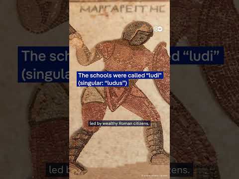 The REAL story of Gladiators #gladiator #gladiator2 #paulmescal #romanhistory #shorts #ancientrome