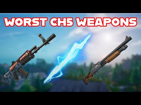 Revisiting THE WORST WEAPONS In Fortnite Chapter 5...