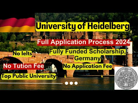 University of Heidelberg Application Process 2024, Full Scholarship, No Fee/IELTS, #cleverconsultant