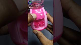 wow 😲 cute Mini pink RO purifier 🪣 and kitchen set 🍎 #youtubeshorts