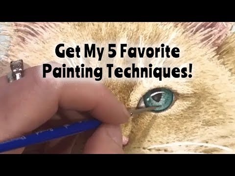 How I Painted a Cat Using My 5 Favorite Watercolor Techniques