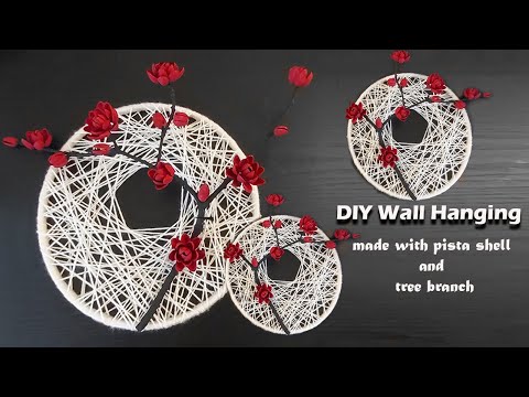 DIY Pista shell Craft Wall Hanging l l Best out of waste