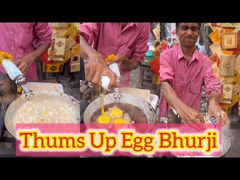 Most Unique Thums Up Egg Bhurji in Kolkata😍😍 Kabhi khayi hai aisi Bhurji🤩🤩