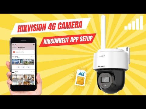 Hikvision 4G PT Network Camera DS-2DE2C200MWG-4G, DS-2DE2C400MWG-4G | Hikconnect App Configuration