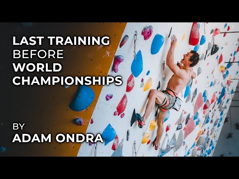 Last Training Before World Climbing Championships by Adam Ondra