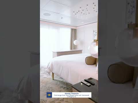 Shorts: Disney Treasure - Concierge One-Story Royal Suite with Verandah | Disney Cruise Line