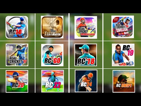 Evolution Of Real Cricket Games | RC14 To RC SWIPE | All Gameplays In One Video