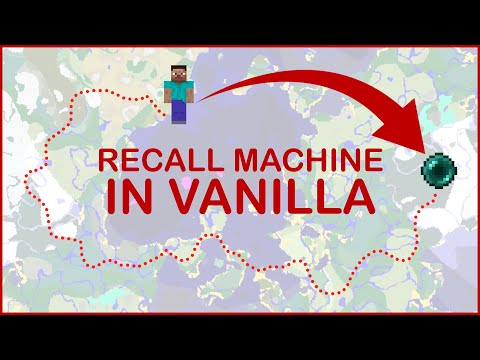 Recall Machine in Vanilla Minecraft