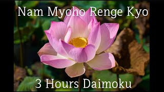 Nam myoho renge kyo 3 hours Diamoku