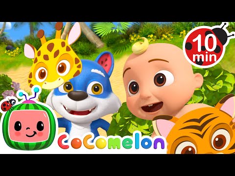 Peeakboo I See You! 🐯🦁🦒 | CoComelon Animal Time | Moonbug Kids - Farm Animals