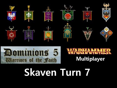 Warhammer Dominions 5 multiplayer - Skaven turn 7