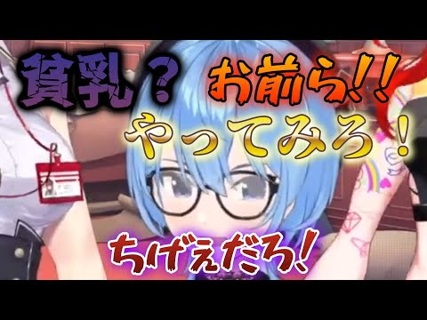 すいちゃんとハコ太郎が家にきたよ！よりすいちゃんの小さい〇っぱいがディスられる【ホロライブ/宝鐘マリン】