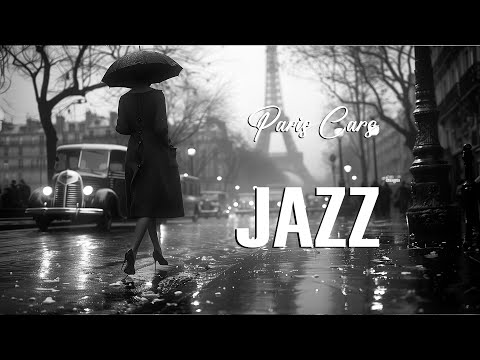 Timeless Swing Jazz 🎷 Stroll Through Paris with Classic Cars of the 1940s  A Nostalgic Soundtrack