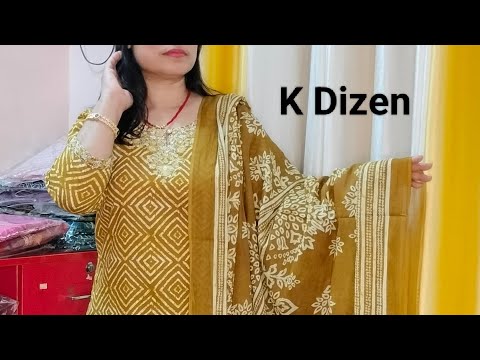 K DIZEN jaipuri cotton suits|latest design|best price|9983449111