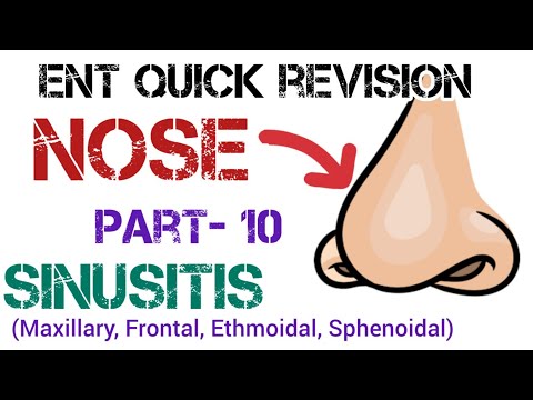 Maxillary, Frontal, Ethmoidal, and Sphenoidal Sinusitis: A Detailed Overview | Dr. Deen