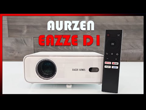 Aurzen EAZZE D1 Projector Unboxing & Review