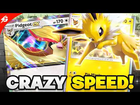 This Jolteon Deck is INSANELY FAST! (Pidgeot EX BUFF) Pokemon TCG Pocket