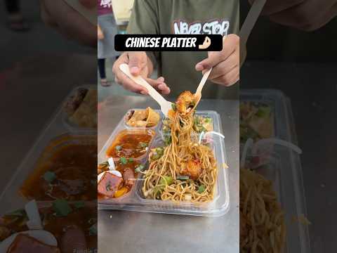 Most Viral Chinese Platter of Delhi | 5 in 1 Platter of Desi Chinese | #platter #shorts #viral