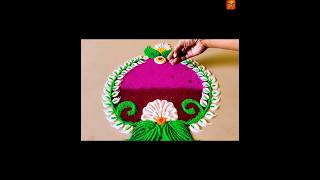 🌠Quick And Simple Rangoli Design / 🪔Traditional Indian Rangoli Design / 🌺Easy Rangoli For Beginners🌟