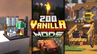 TOP 200 Vanilla+ Minecraft Mods Ep. 5 | Forge/Fabric