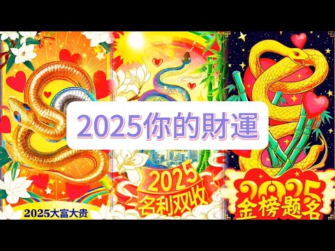 💜塔羅占卜| 2025你的財運