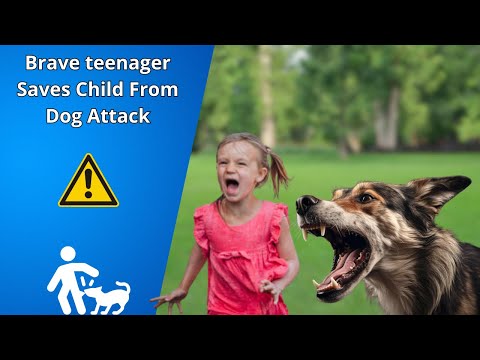 Heroic TEEN Saves Boy from Fierce Dog Attack!