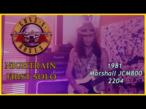 Guns N' Roses - Nightrain 1st Solo