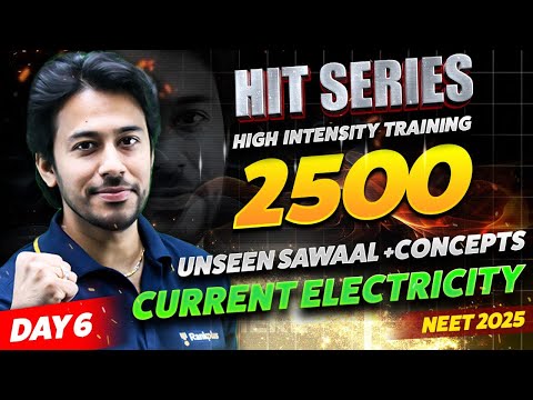 Current Electricity | Most Important Concepts + Questions | NEET 2025 | HIT Series🔥 | Kshitiz Sir