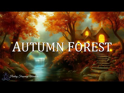 Healing Autumn Forest Ambience |  396Hz + 528Hz - Miracle Tone | Calm, Grounding & Emotional Rene...