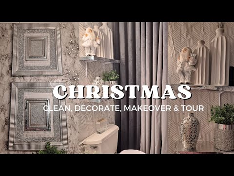 I Gave My Bathroom a Christmas Makeover! Bathroom Tour! Vlogmas Day 8 #home #tour