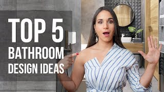 Top 5 Bathroom Interior Design Ideas and Home Decor | Tips and Trends