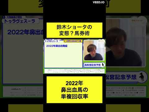 【ショータの変態馬券術】高松宮記念2023【鼻出血馬106頭を集計】#競馬 #競馬予想 #shorts