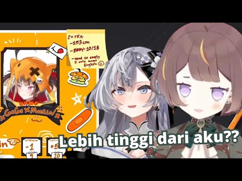 Anya dan Zeta Kaget Lihat Tinggi Badannya Gigi Murin | Gigi HoloEN & Ollie, Anya, Kobo, Zeta HoloID