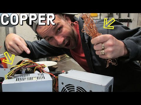 MORE COPPER !!! SCRAPPING POWER SUPPLIES !!!