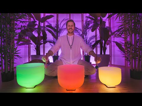 New Year's Chakra Clearing Sound Bath for New Beginnings | Crystal Singing Bowls #NewYearNewYou