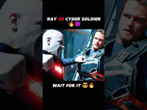 Ray Garrison vs cyber soldier best fighting scene 🥶🔥😎#attitude #shorts #explore #mcu