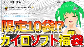 【#カイロソフト 】お宝たっぷり!?限定10袋の福袋を開ける雑談配信！【#vtuber 】