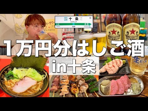 【十条】１万円で居酒屋何軒はしご酒出来るのか？【とみちゃん、勝、新潟屋、野中家】